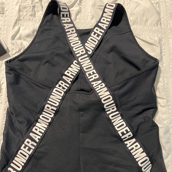 NWT Under Armour Heat Gear Signature Criss Cross Back Tank - Picture 3 of 11